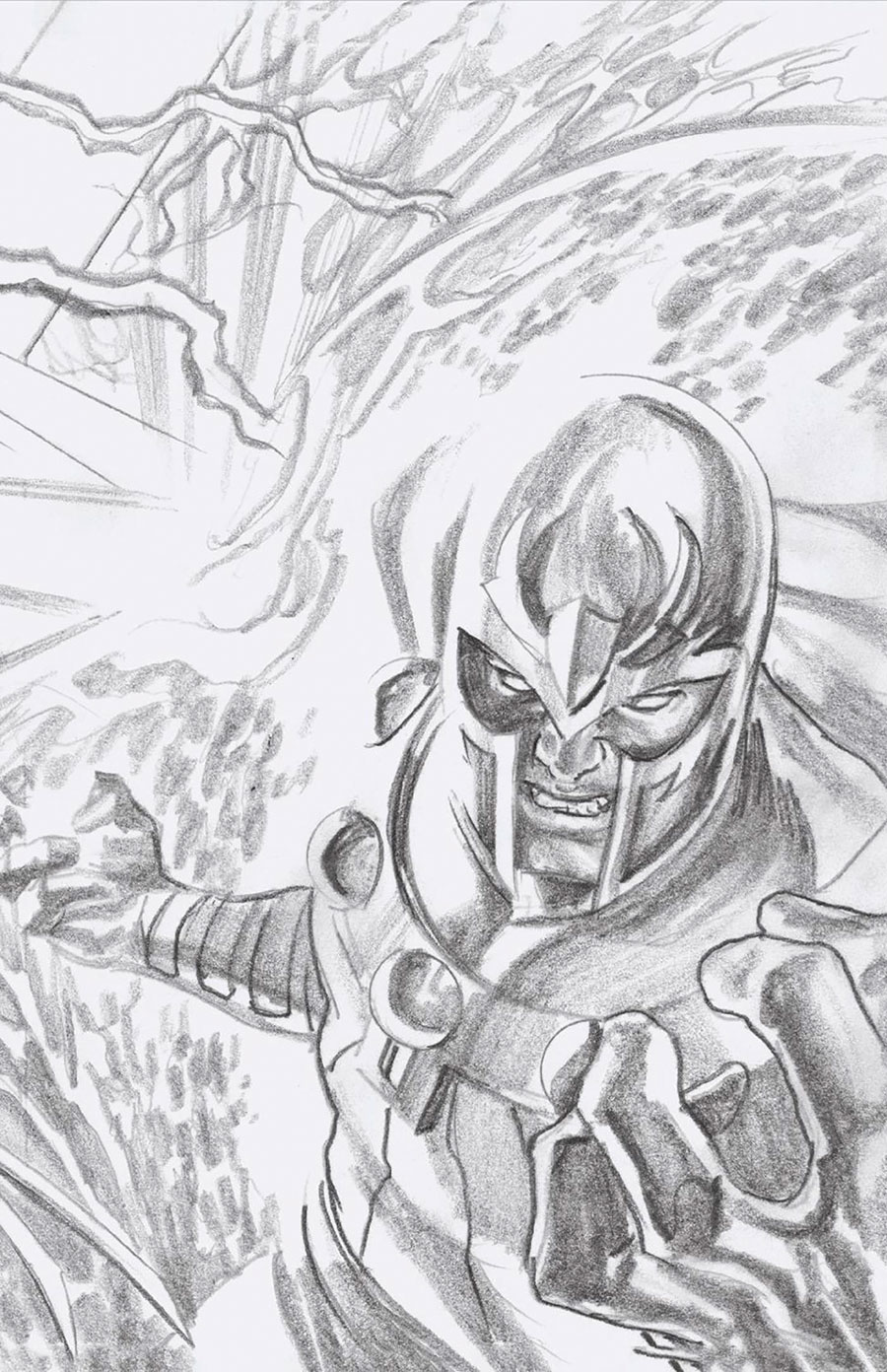 X-Men Vol 6 #26 Cover G Incentive Alex Ross X-Men Connecting Part D Virgin Sketch Cover (Fall Of X Tie-In)
