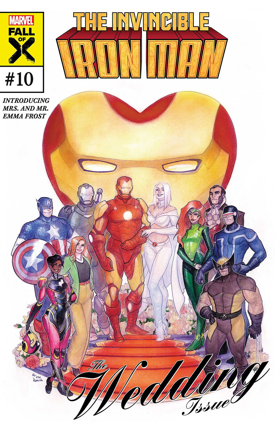 Invincible Iron Man Vol 4 #10 Cover G Incentive Meghan Hetrick Homage B Variant Cover (Fall Of X Tie-In)