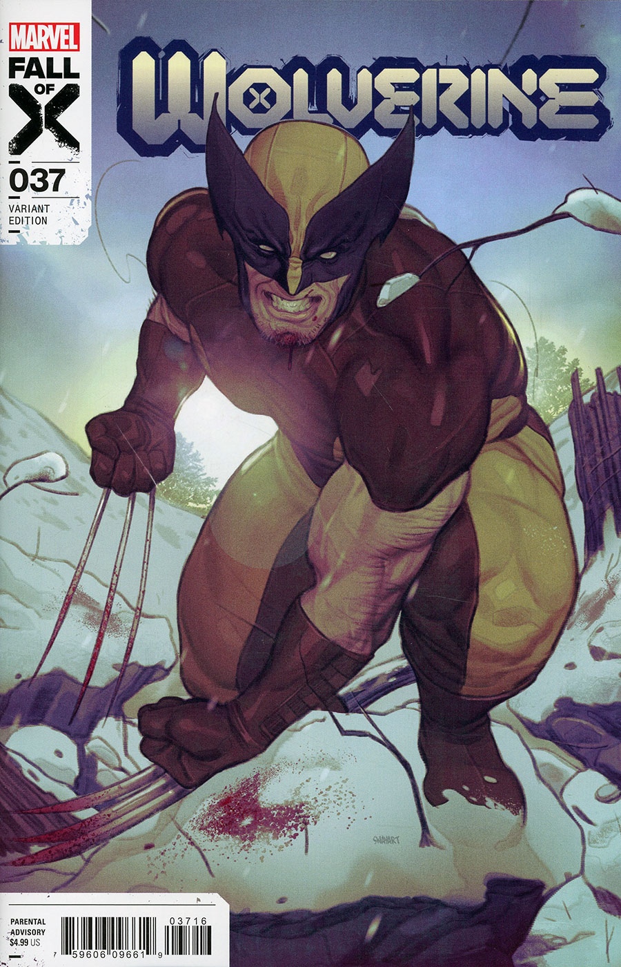 Wolverine Vol 7 #37 Cover D Incentive Joshua Sway Swaby Variant Cover (Fall Of X Tie-In)