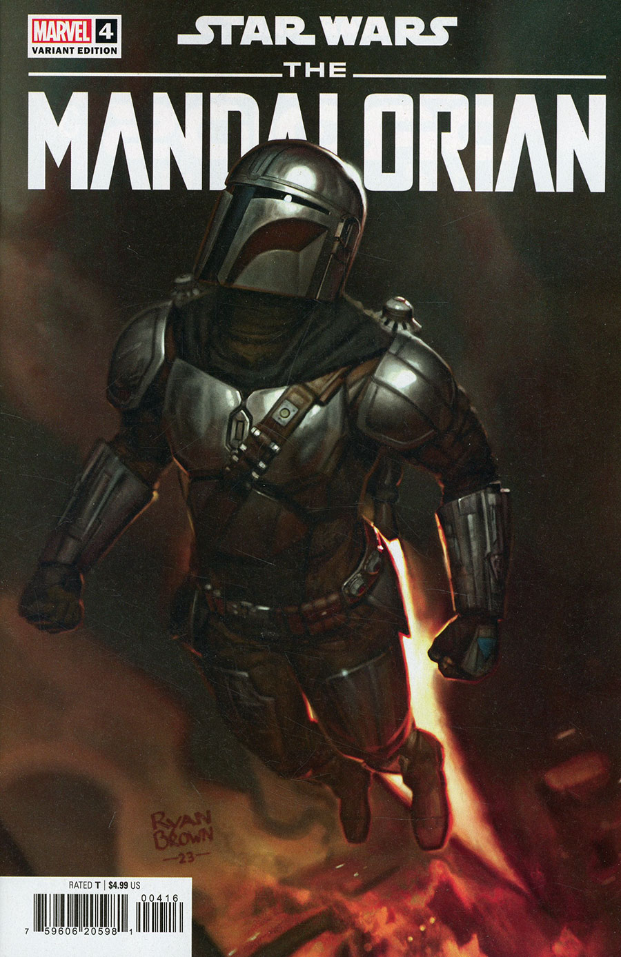 Star Wars The Mandalorian Season 2 #4 Cover D Incentive Ryan Brown Variant Cover