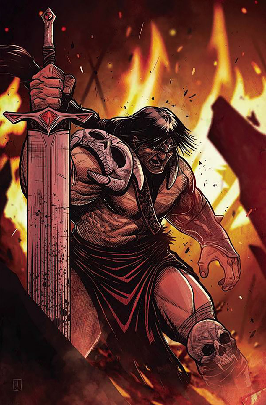 Mighty Barbarians #6 Cover G Incentive Jordan Michael Johnson Virgin Cover