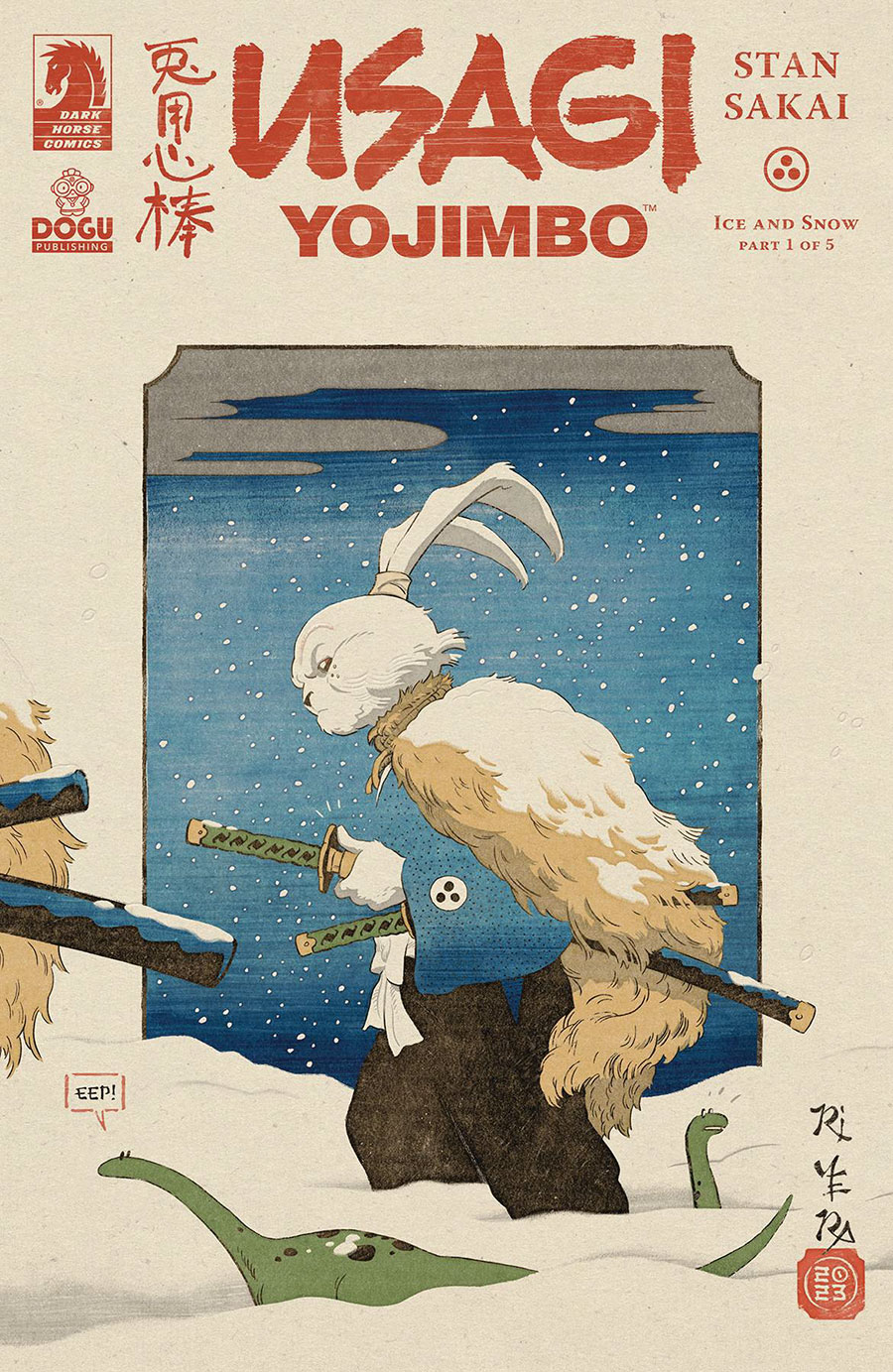 Usagi Yojimbo Ice & Snow #1 Cover C Incentive Paulo Rivero Variant Cover