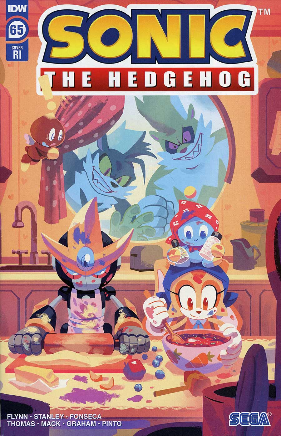 Sonic The Hedgehog Vol 3 #65 Cover C Incentive Nathalie Fourdraine Variant Cover