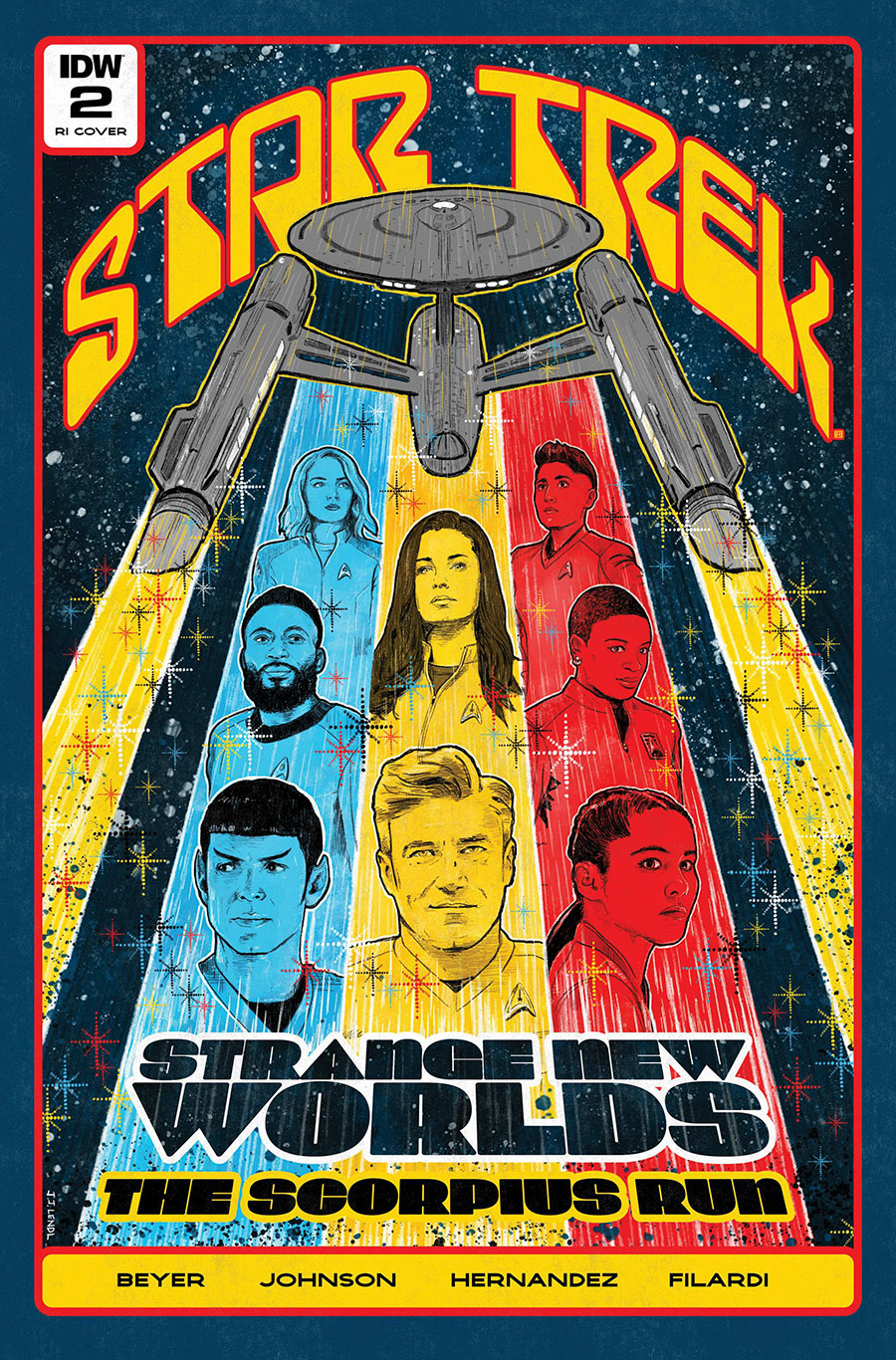 Star Trek Strange New Worlds Scorpius Run #2 Cover E Incentive JJ Lendl Variant Cover
