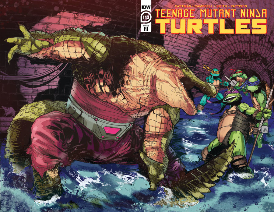 Teenage Mutant Ninja Turtles Vol 5 #143 Cover C Incentive Alex Sanchez Wraparound Variant Cover