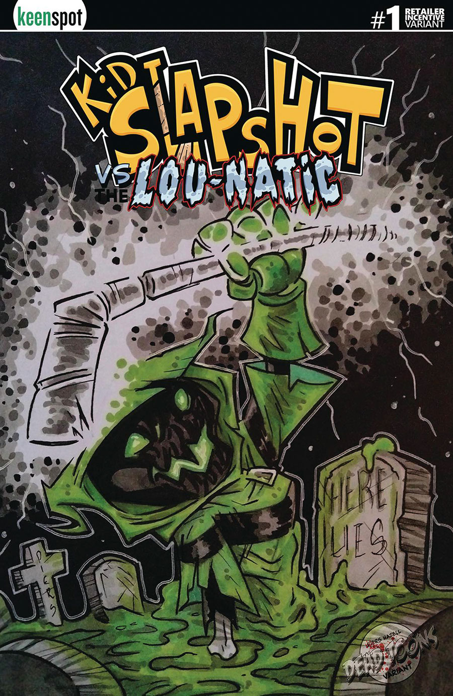 Kid Slapshot vs The Lou-Natic #1 (One Shot) Cover H Incentive Piers Hazell Zombie Variant Cover