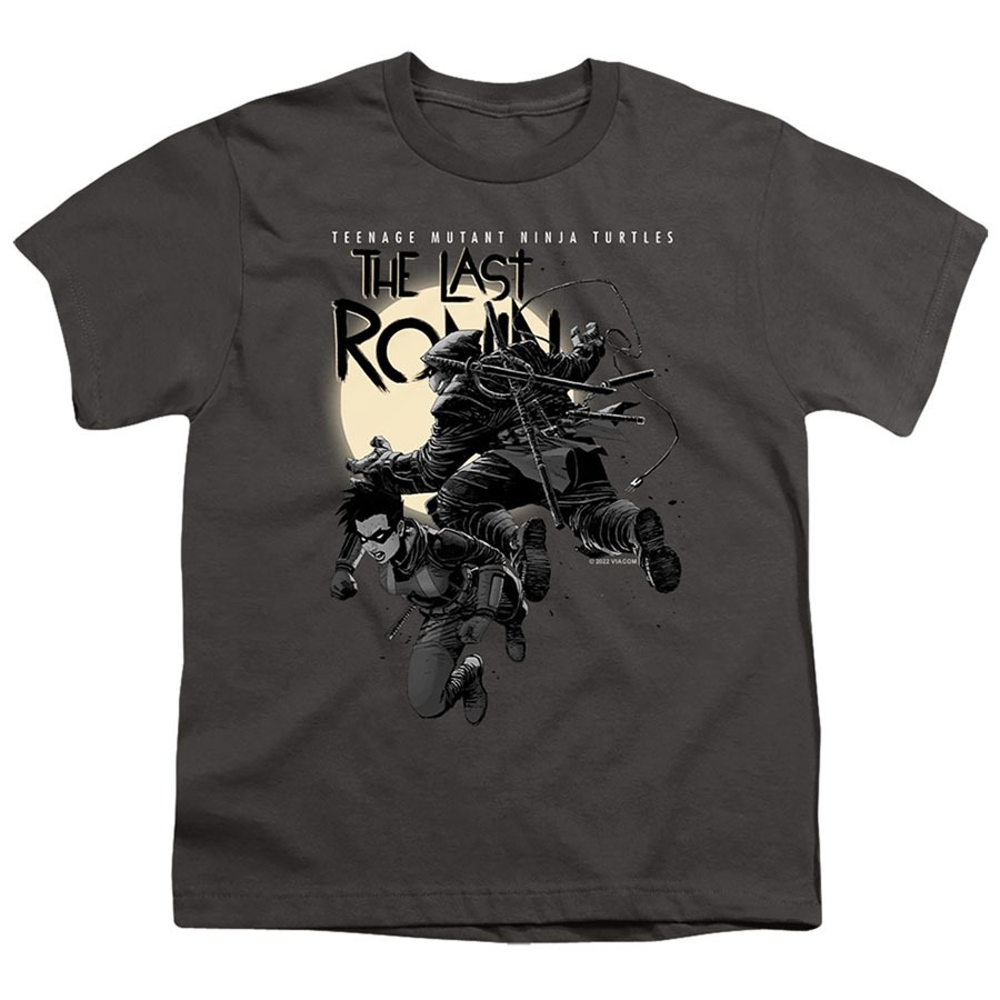 Teenage Mutant Ninja Turtles The Last Ronin Casey Marie Jones Charcoal Youth T-Shirt Large