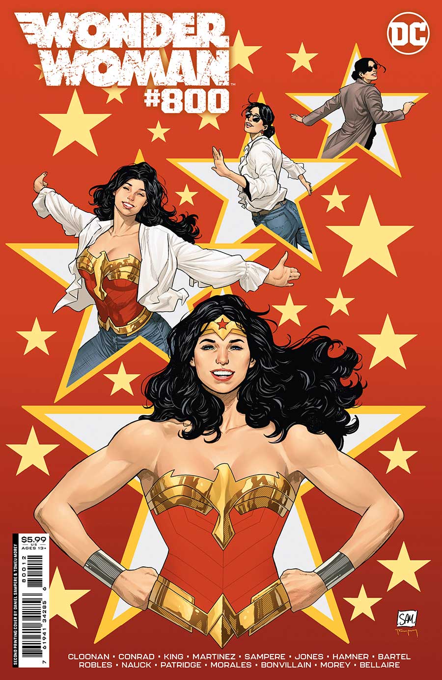 Wonder Woman Vol 5 #800 Cover L 2nd Ptg Daniel Sampere Variant Cover