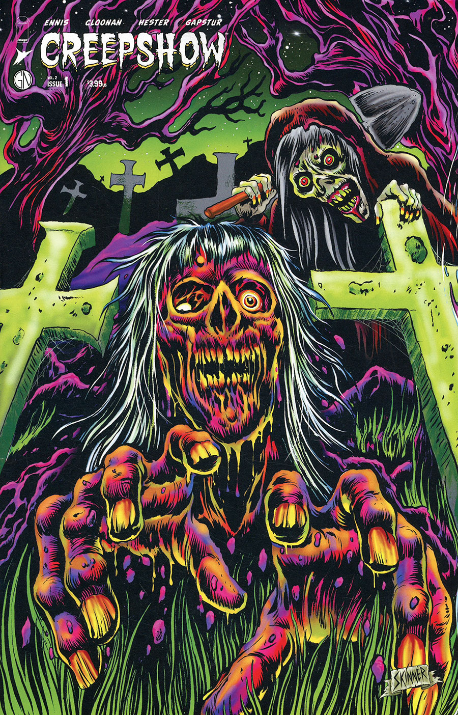 Creepshow Vol 2 #1 Cover C Incentive Skinner Variant Cover