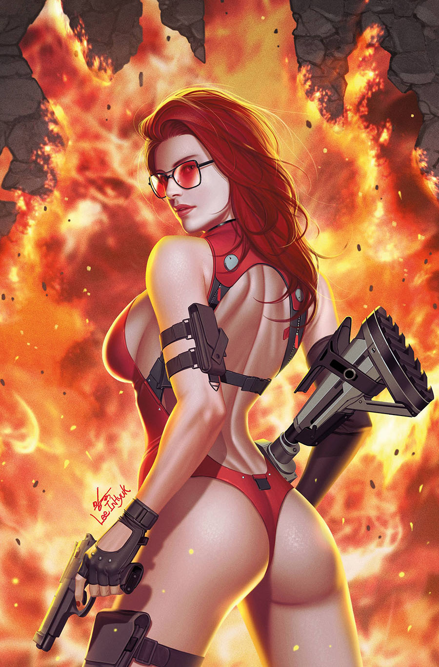 Hard Case Crime Heat Seeker A Gun Honey Series #2 Cover G Variant Inhyuk Lee Virgin Cover