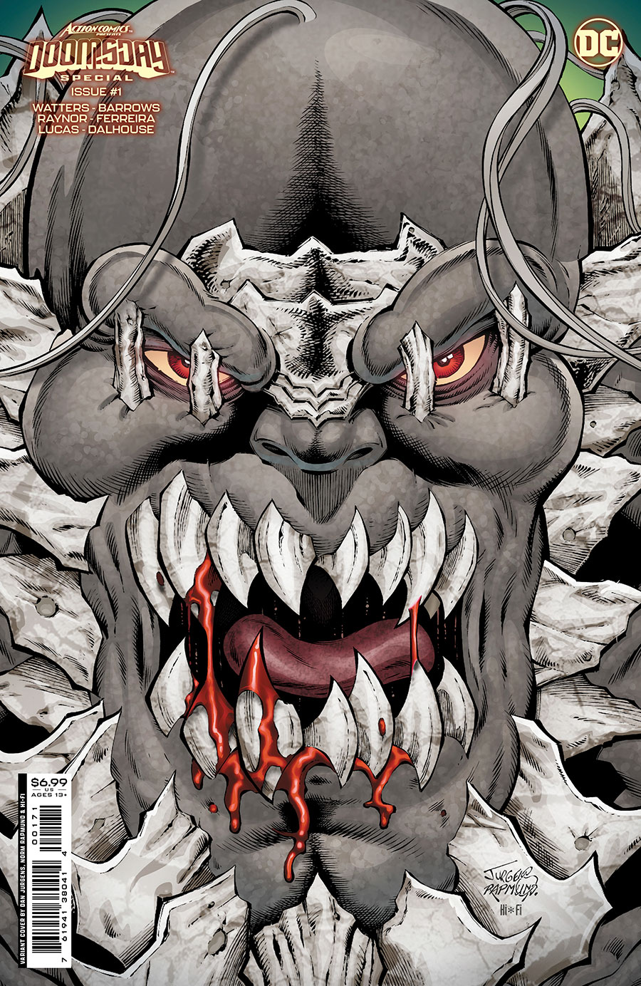Action Comics Presents Doomsday Special #1 (One Shot) Cover D Variant Dan Jurgens Card Stock Cover