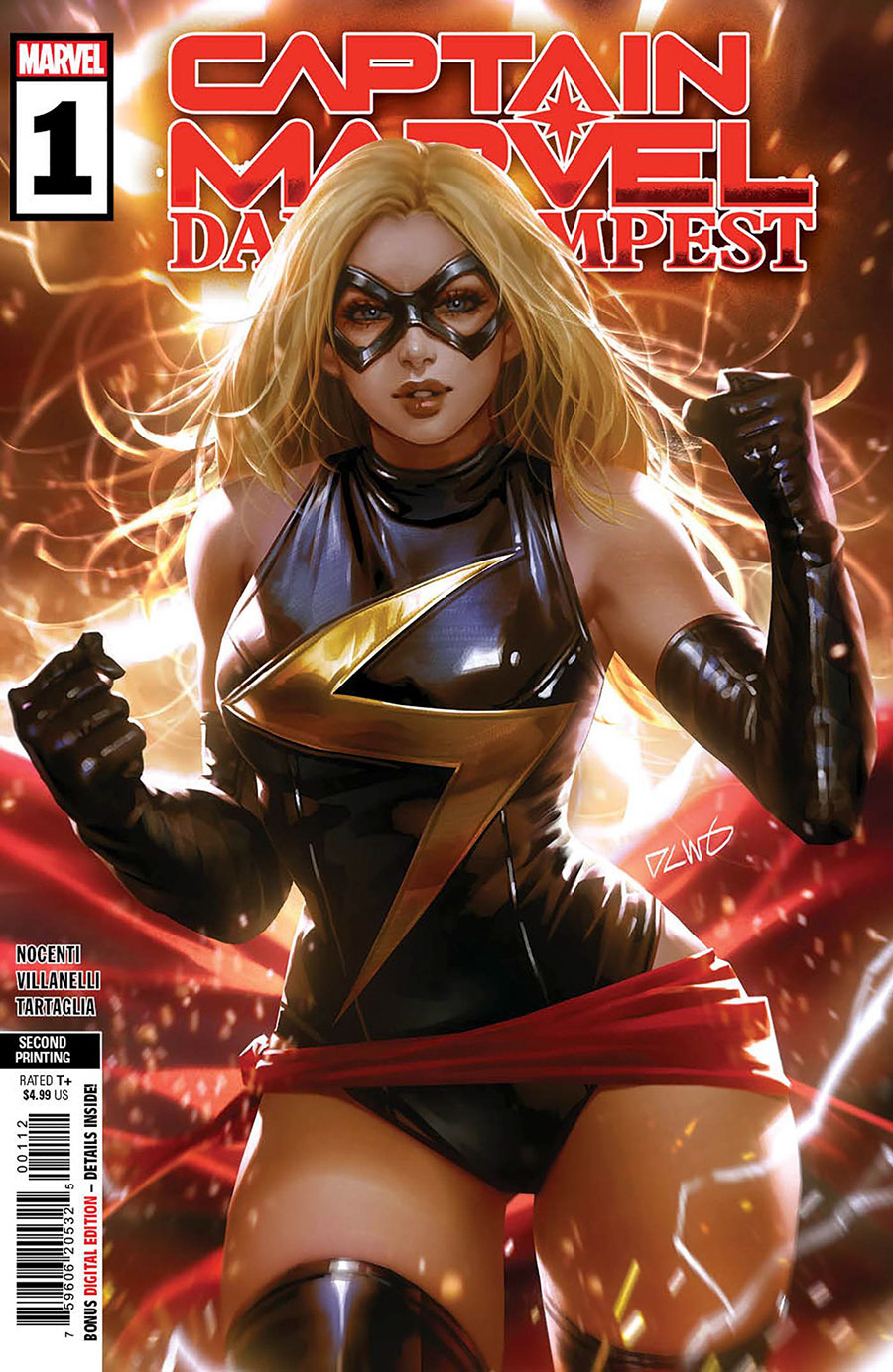 Captain Marvel Dark Tempest #1 Cover K 2nd Ptg Derrick Chew Variant Cover