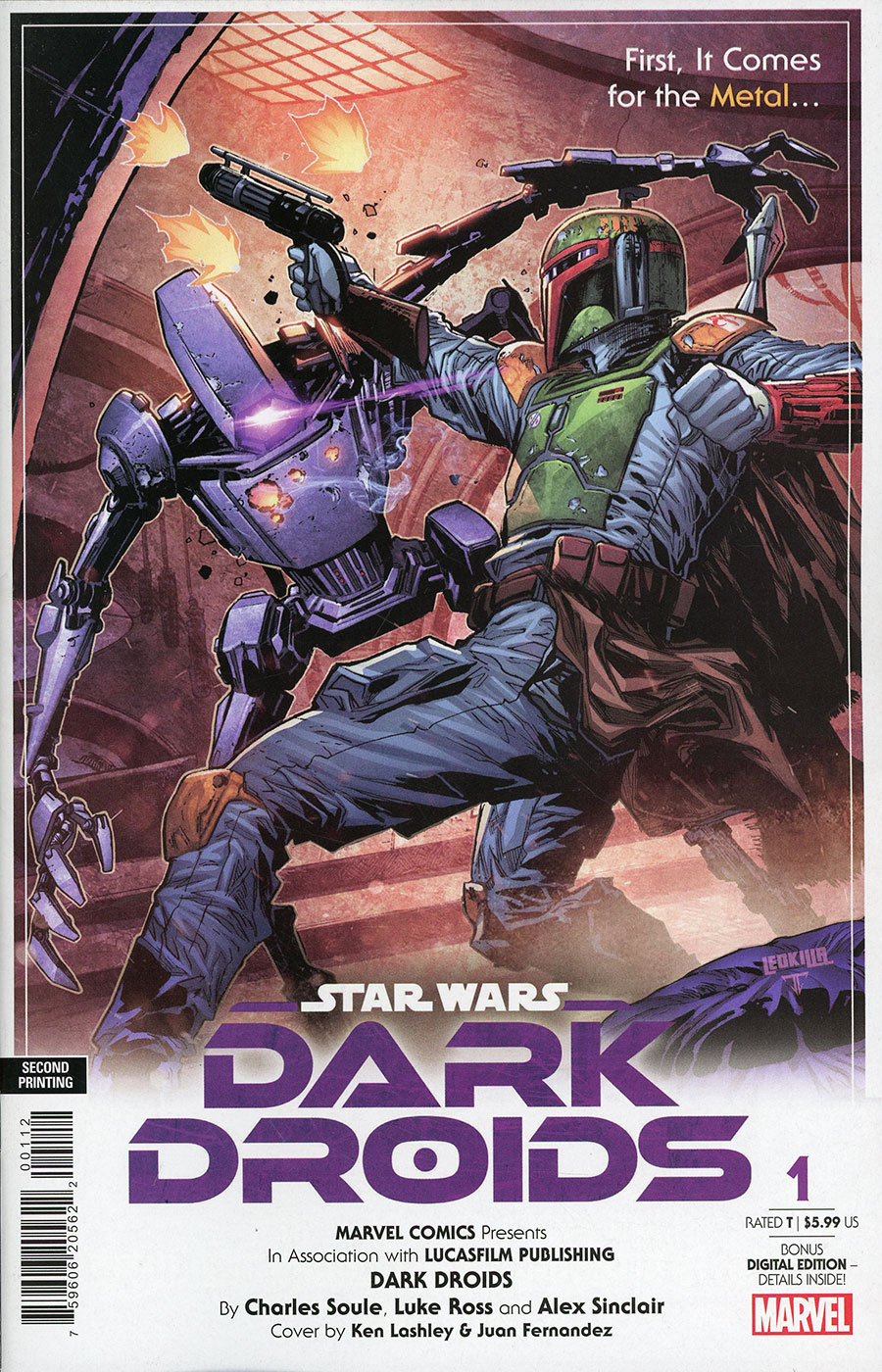 Star Wars Dark Droids #1 Cover G 2nd Ptg Ken Lashley Variant Cover