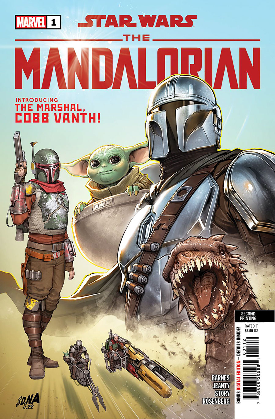 Star Wars The Mandalorian Season 2 #1 Cover H 2nd Ptg David Nakayama Variant Cover