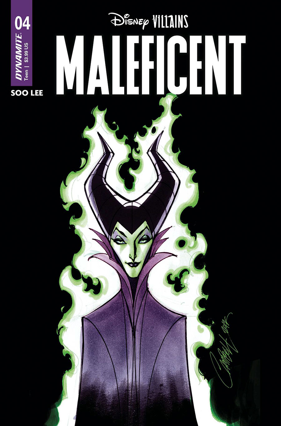 Disney Villains Maleficent #4 Cover O Variant J Scott Campbell Cover
