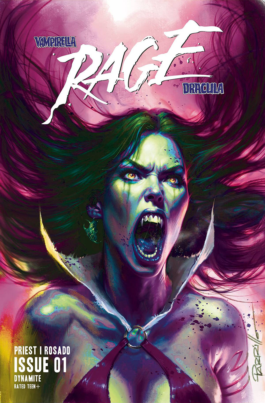 Vampirella Dracula Rage #1 Cover U Variant Lucio Parrillo Ultraviolet Cover