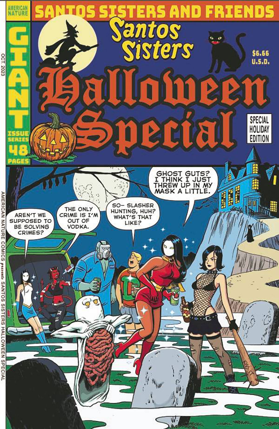 Santos Sisters Halloween Special #1 (One Shot) Cover B Variant Greg & Fake Guts Cover