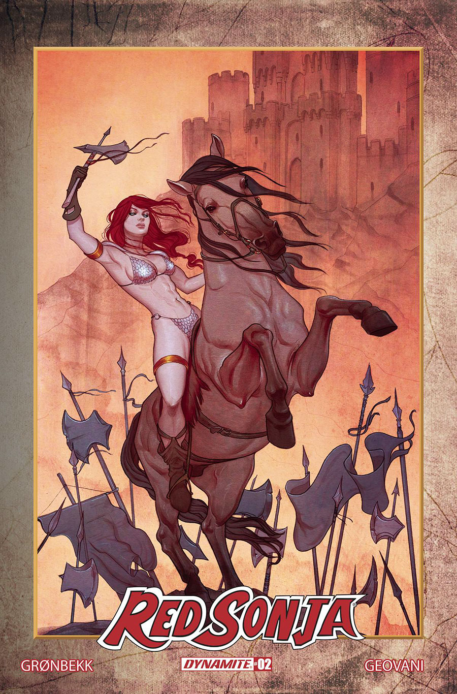 Red Sonja Vol 10 #2 Cover Z-C Incentive Jenny Frison Modern Icon Variant Cover