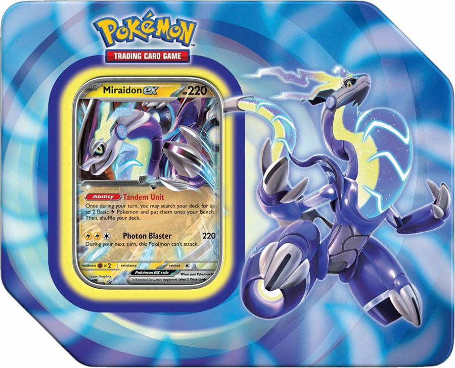 Pokemon Paldea Legends Tin (Filled Randomly)