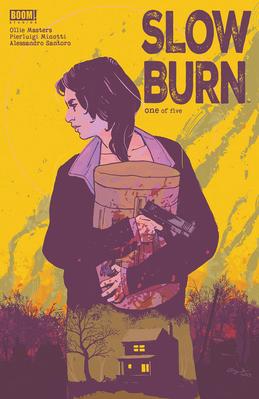 Slow Burn #1 Cover B Variant Paul Azaceta Cover