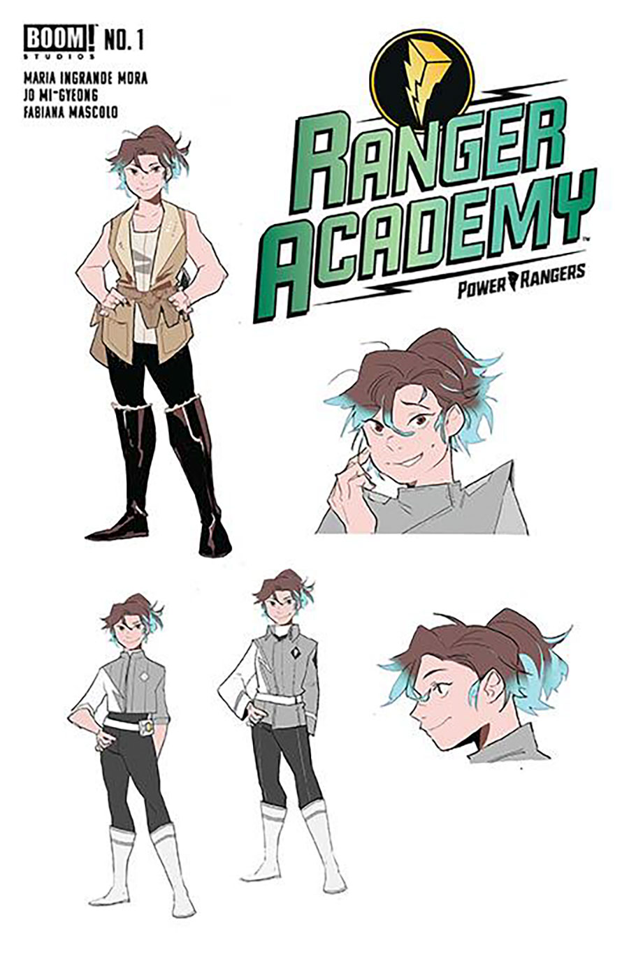 Ranger Academy #1 Cover B Variant Jo Mi-Gyeong Character Design Cover