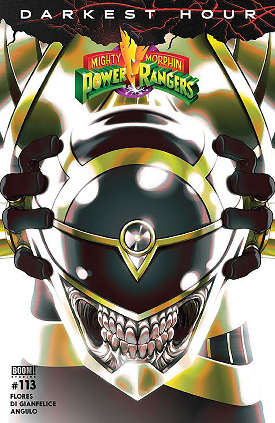 Mighty Morphin Power Rangers (BOOM Studios) #113 Cover C Variant Goni Montes Helmet Cover