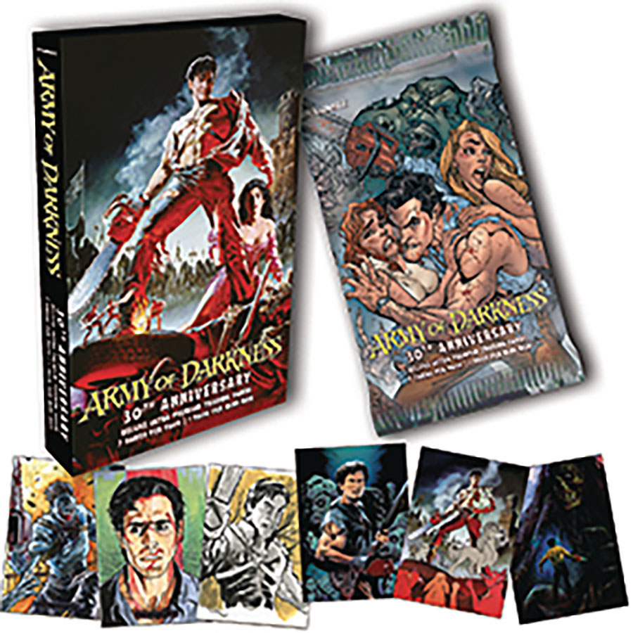Army Of Darkness 30th Anniversary Deluxe Ultra Premium Trading Card Set Foil Pack