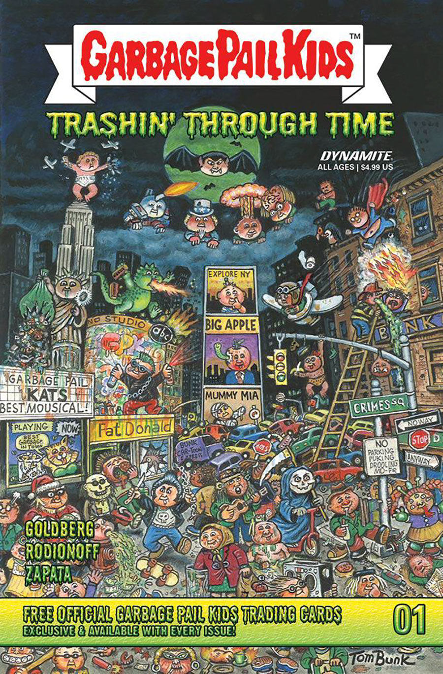 Garbage Pail Kids Trashin Through Time #1 Cover A Regular Tom Bunk Cover