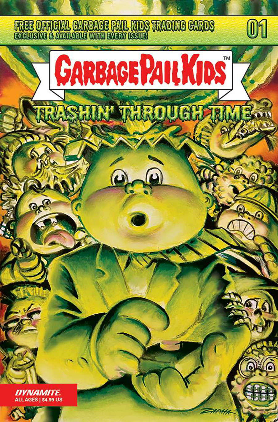 Garbage Pail Kids Trashin Through Time #1 Cover B Variant Jeff Zapata Cover