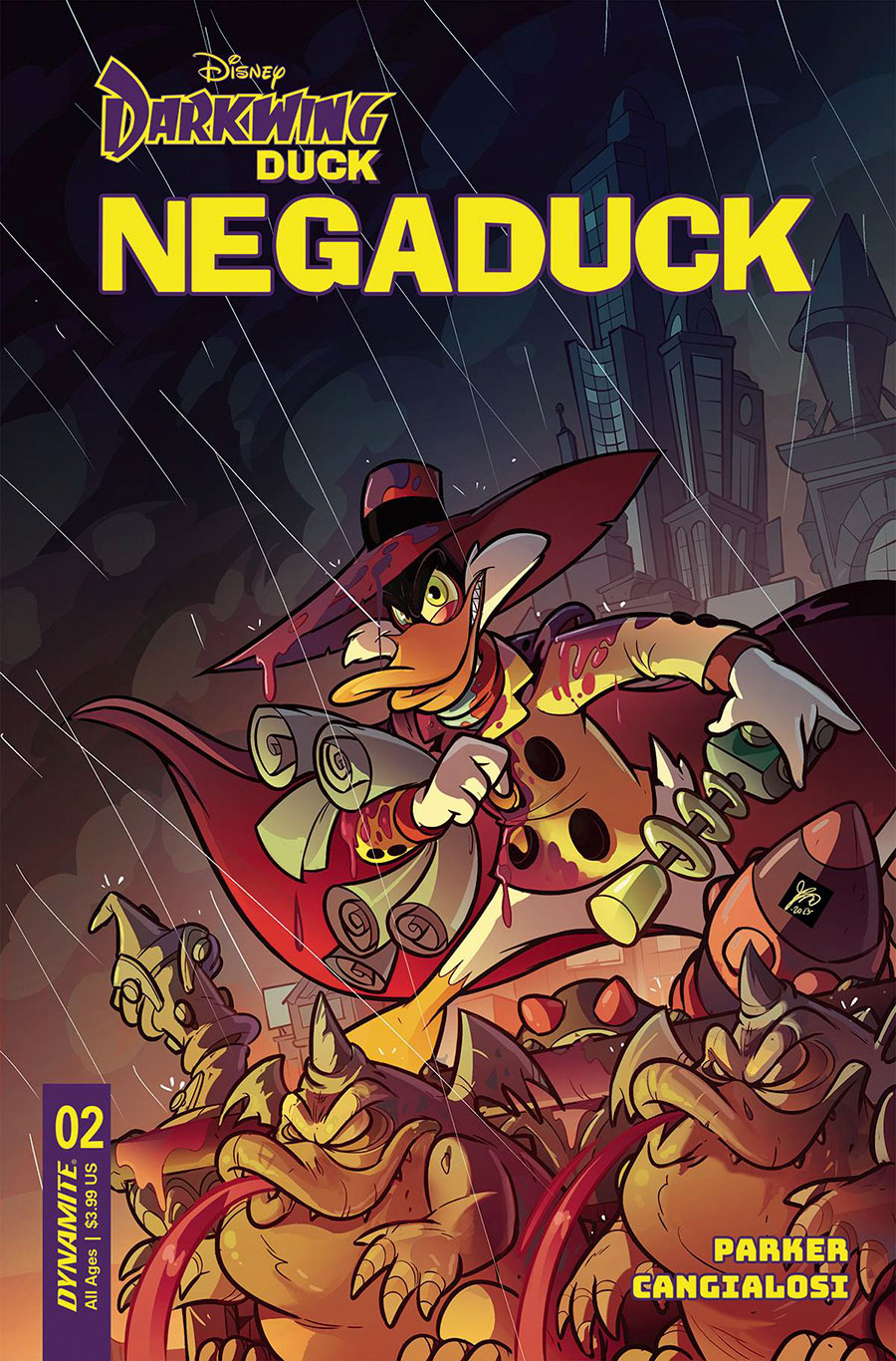 Darkwing Duck Negaduck #2 Cover D Variant Ciro Cangialosi Cover
