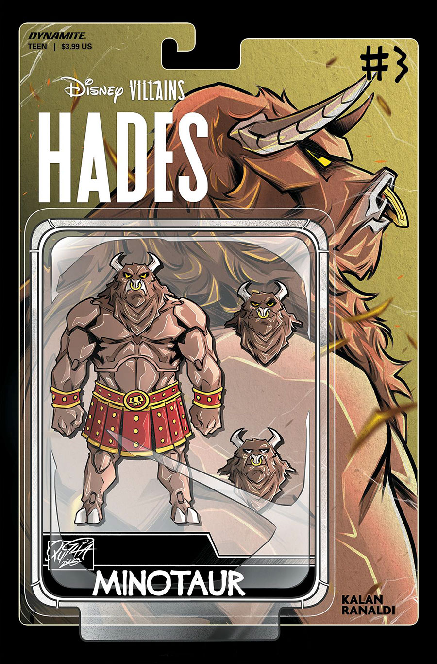 Disney Villains Hades #3 Cover E Variant Action Figure Cover