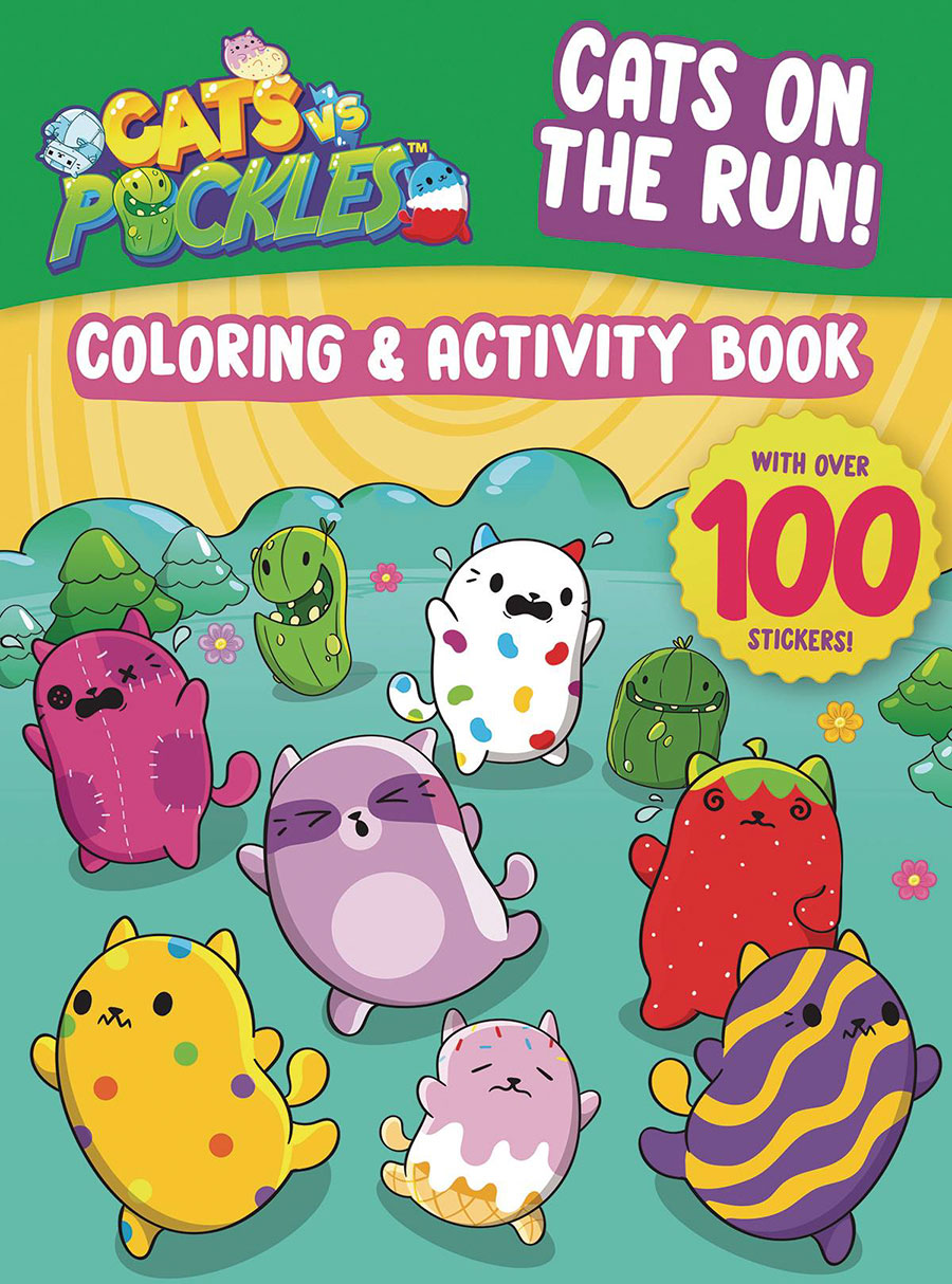 Cats vs Pickles Cats On The Run Coloring & Activity Book SC