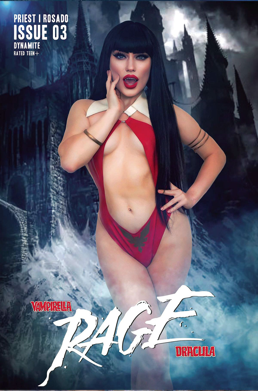 Vampirella Dracula Rage #3 Cover E Variant Rachel Hollon Cosplay Photo Cover