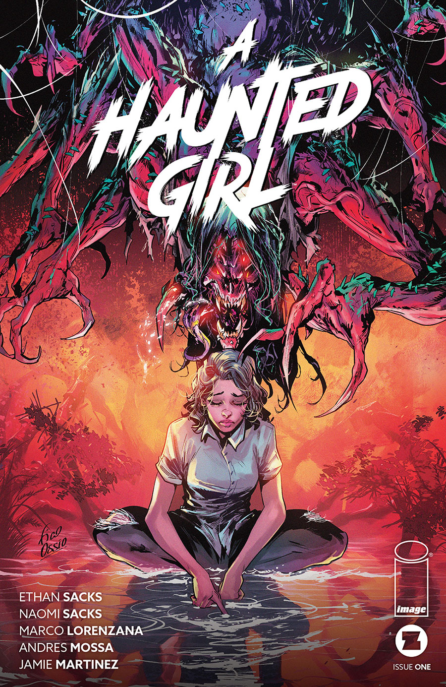 A Haunted Girl #1 Cover B Variant Fico Ossio Cover