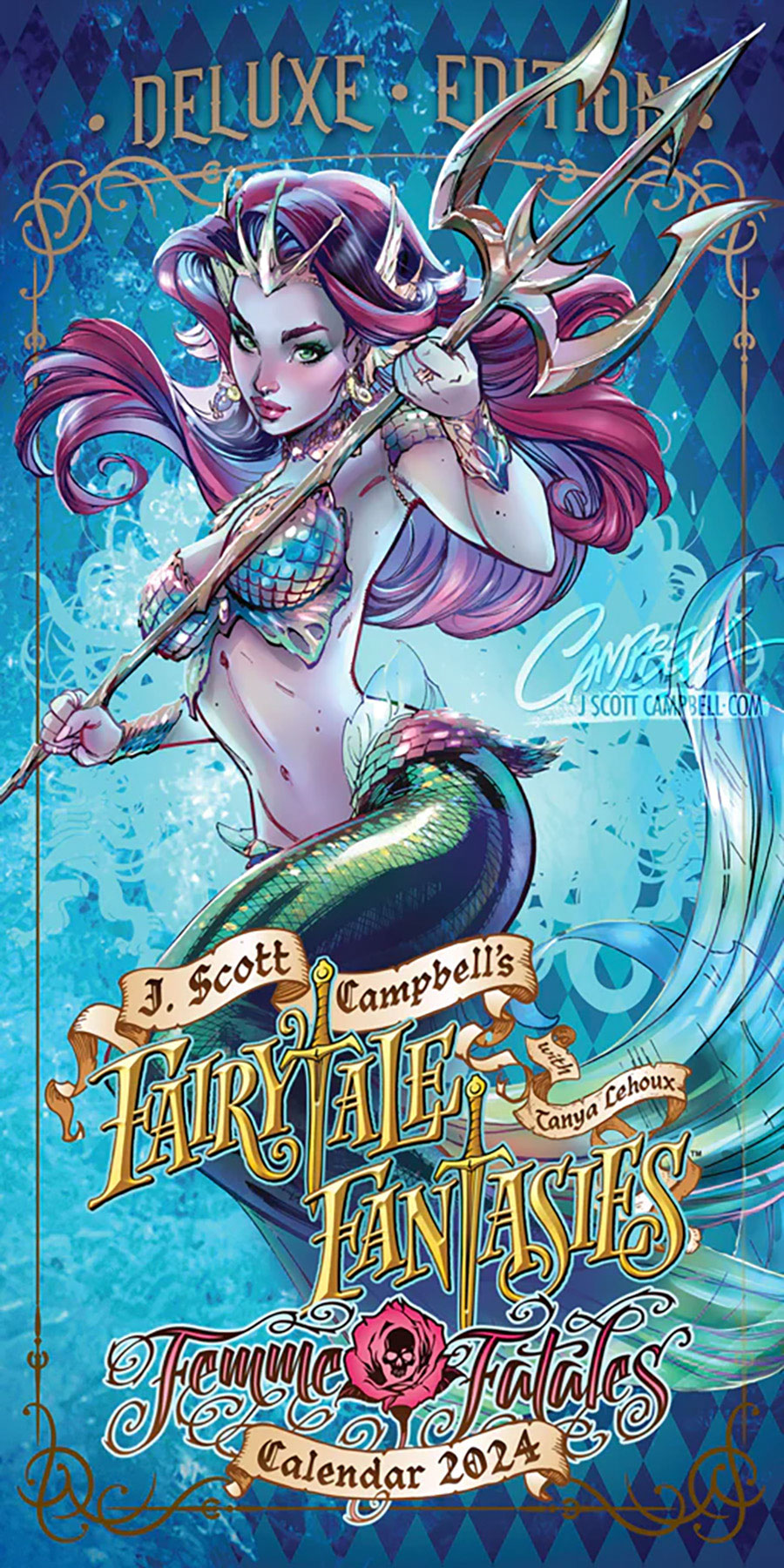 J Scott Campbells Fairytale Fantasies 2024 Calendar Deluxe Edition