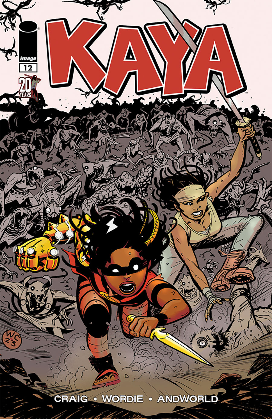 Kaya #12 Cover C Variant Wes Craig The Walking Dead 20th Anniversary Cover