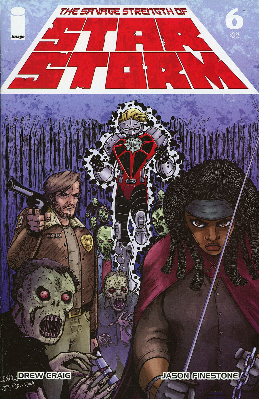 Savage Strength Of Starstorm #6 Cover C Variant Drew Craig The Walking Dead 20th Anniversary Cover