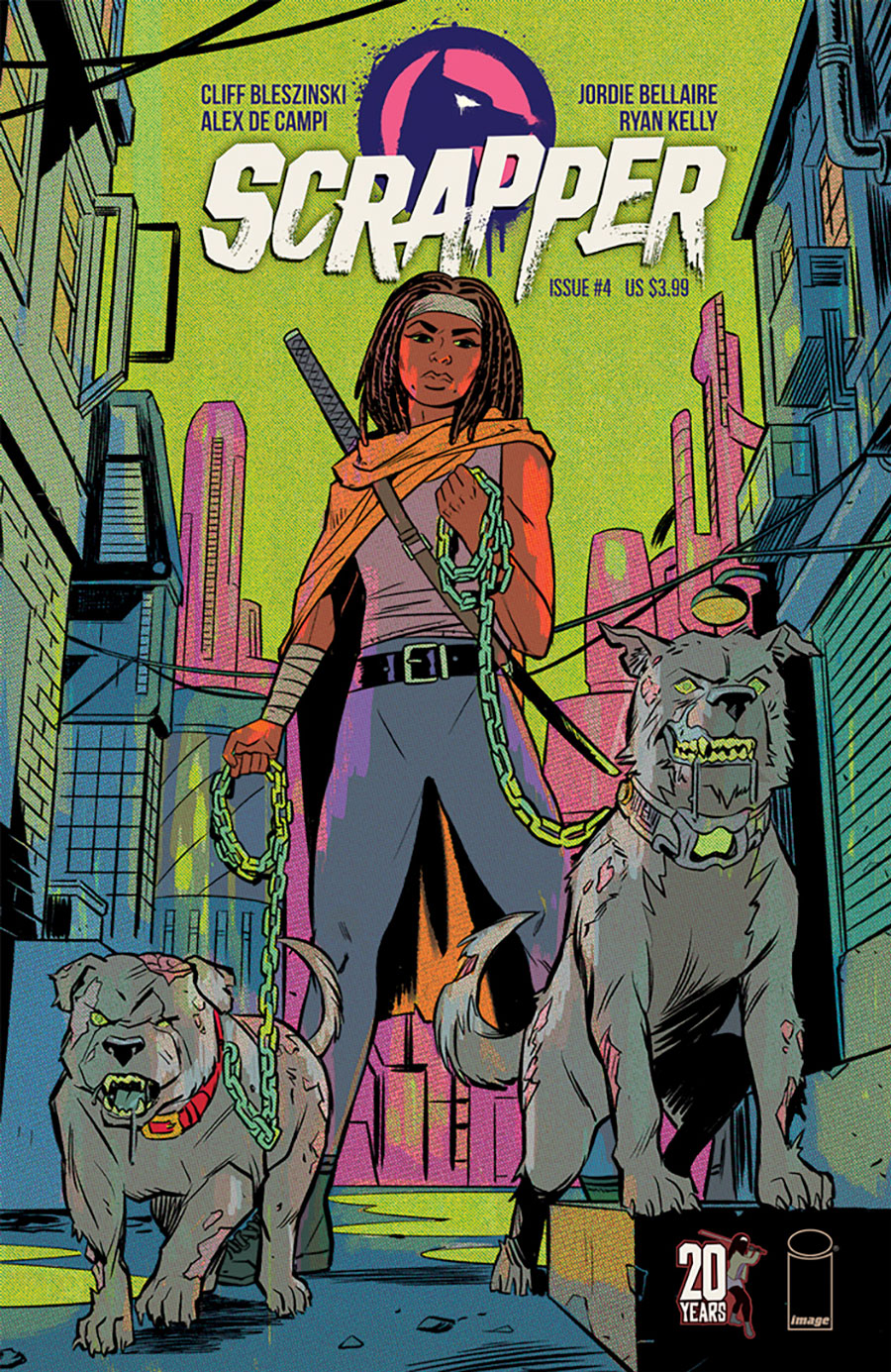 Scrapper #4 Cover B Variant Natacha Bustos & Jordie Bellaire The Walking Dead 20th Anniversary Cover
