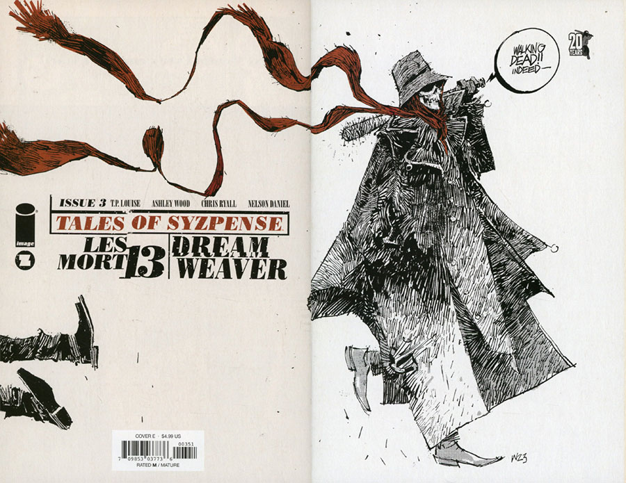 Tales Of Syzpense #3 Cover E Variant Ashley Wood The Walking Dead 20th Anniversary Cover