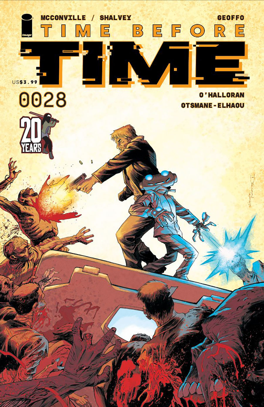 Time Before Time #28 Cover C Variant Declan Shalvey The Walking Dead 20th Anniversary Cover