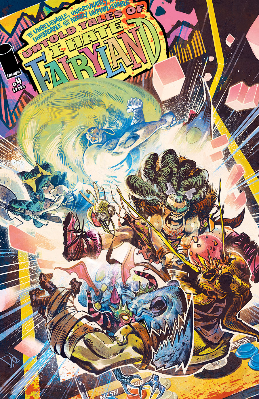 Unbelievable Unfortunately Mostly Unreadable And Nearly Unpublishable Untold Tales Of I Hate Fairyland #4 Cover A