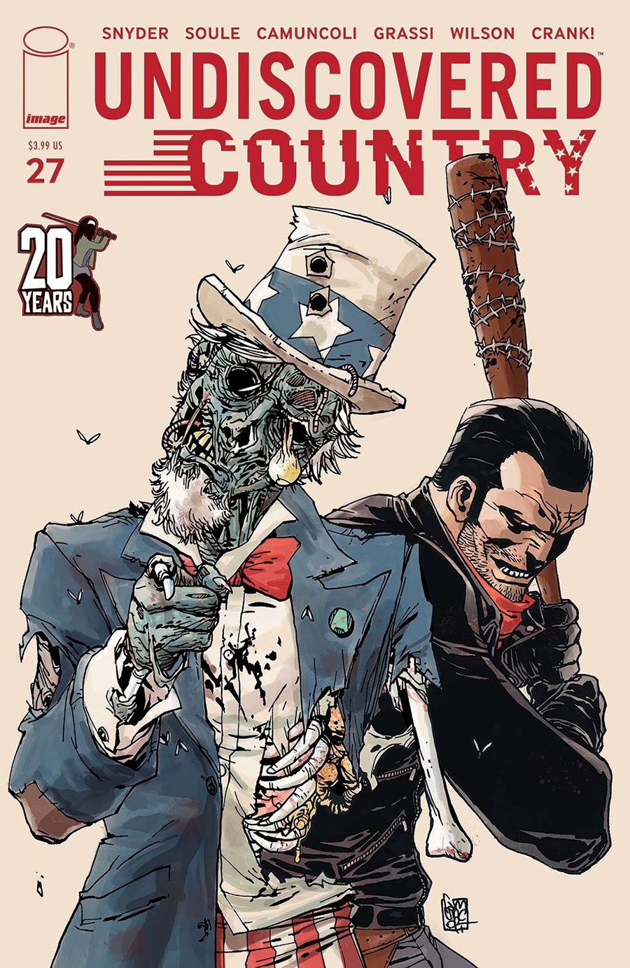 Undiscovered Country #27 Cover C Variant Giuseppe Camuncoli The Walking Dead 20th Anniversary Cover