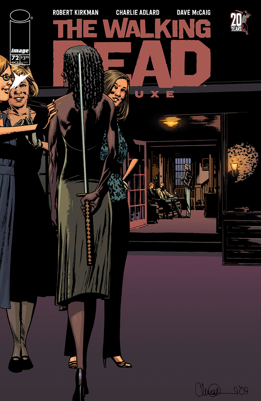 Walking Dead Deluxe #72 Cover B Variant Charlie Adlard & Dave McCaig Cover