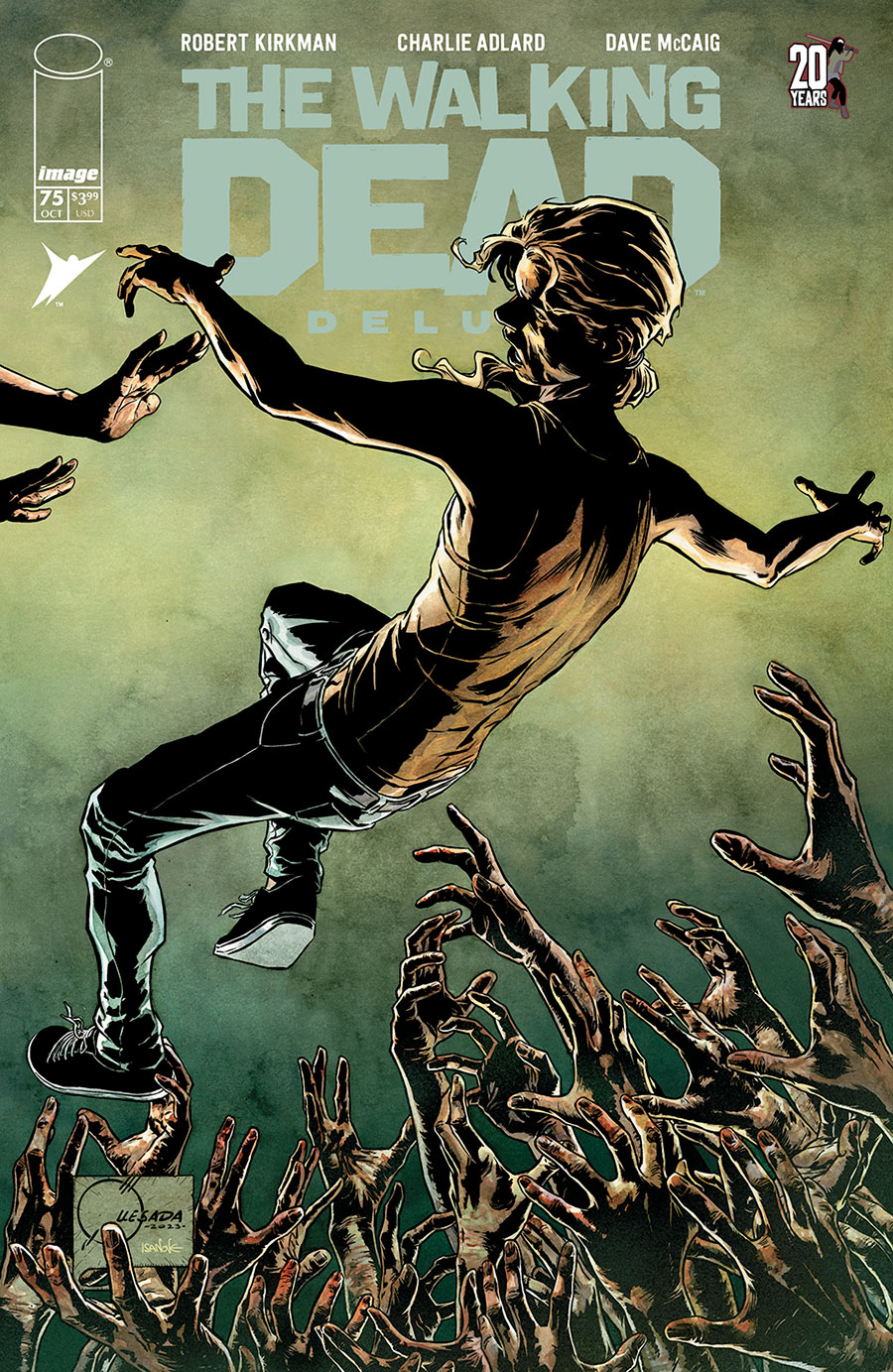 Walking Dead Deluxe #75 Cover E Variant Joe Quesada & Richard Isanove Cover
