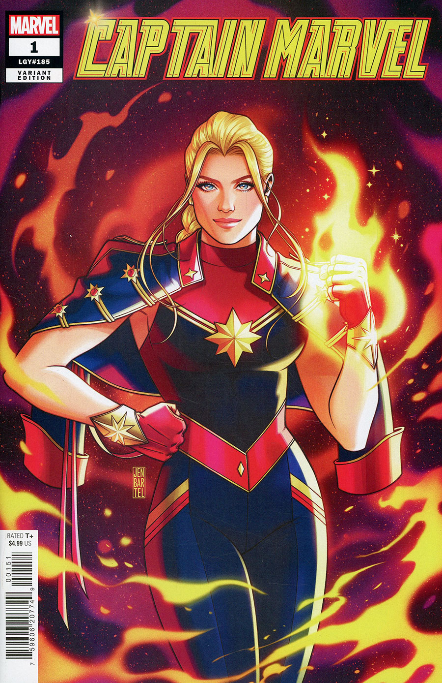 Captain Marvel Vol 10 #1 Cover C Variant Jen Bartel Cover