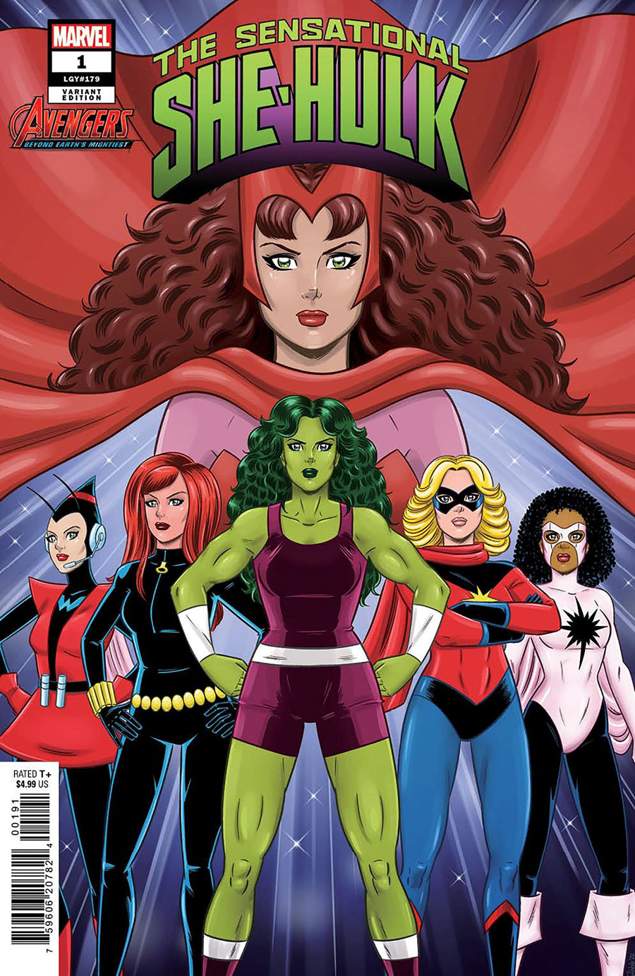 Sensational She-Hulk Vol 2 #1 Cover B Variant Gisele Lagace Avengers 60th Anniversary Cover