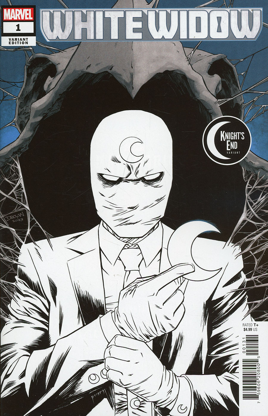White Widow #1 Cover B Variant Declan Shalvey Knights End Cover