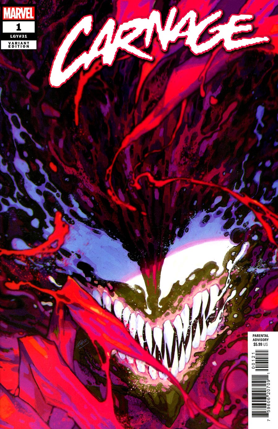 Carnage Vol 4 #1 Cover C Variant Rose Besch Cover