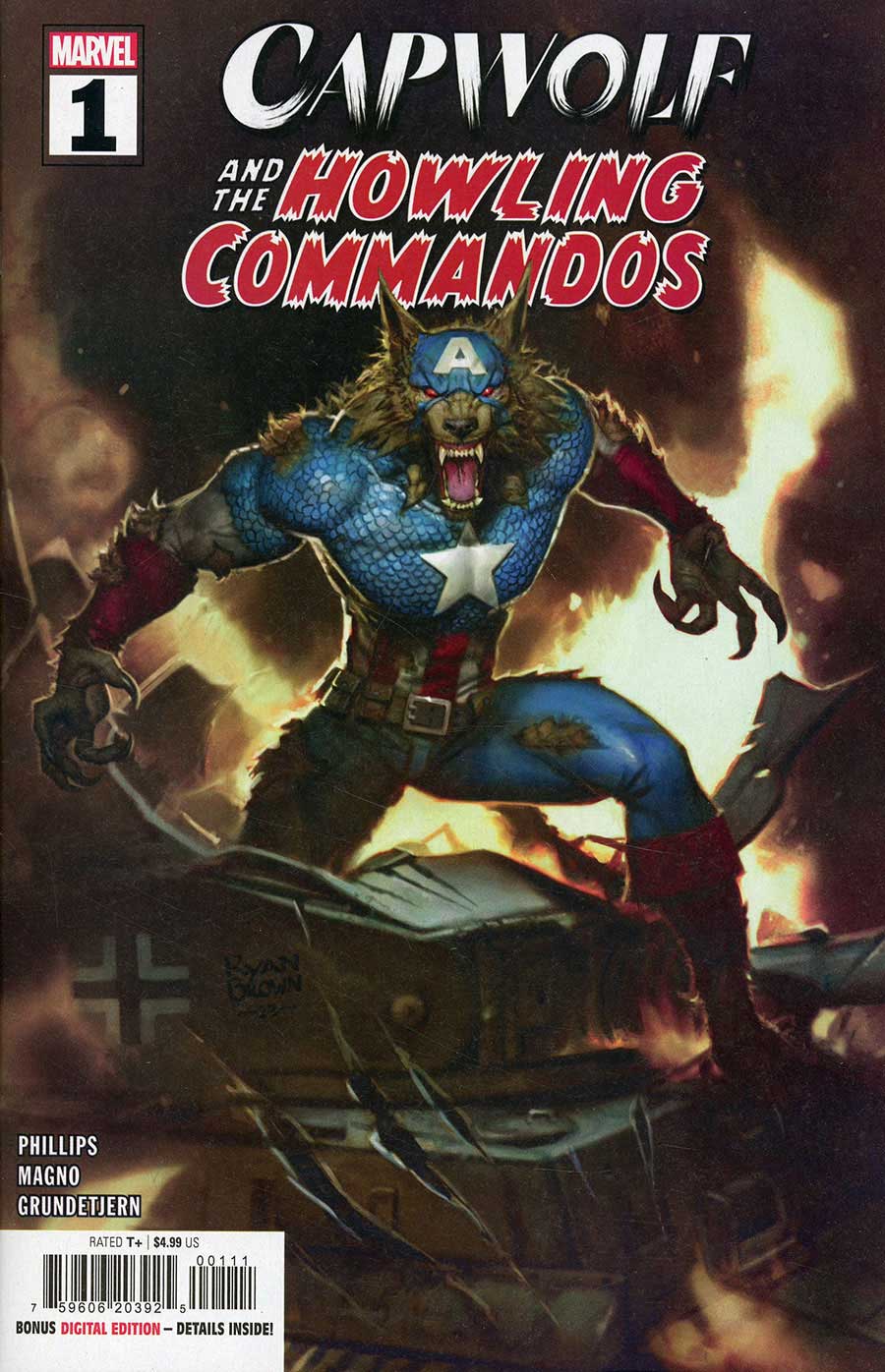 Capwolf And The Howling Commandos #1 Cover A Regular Ryan Brown Cover