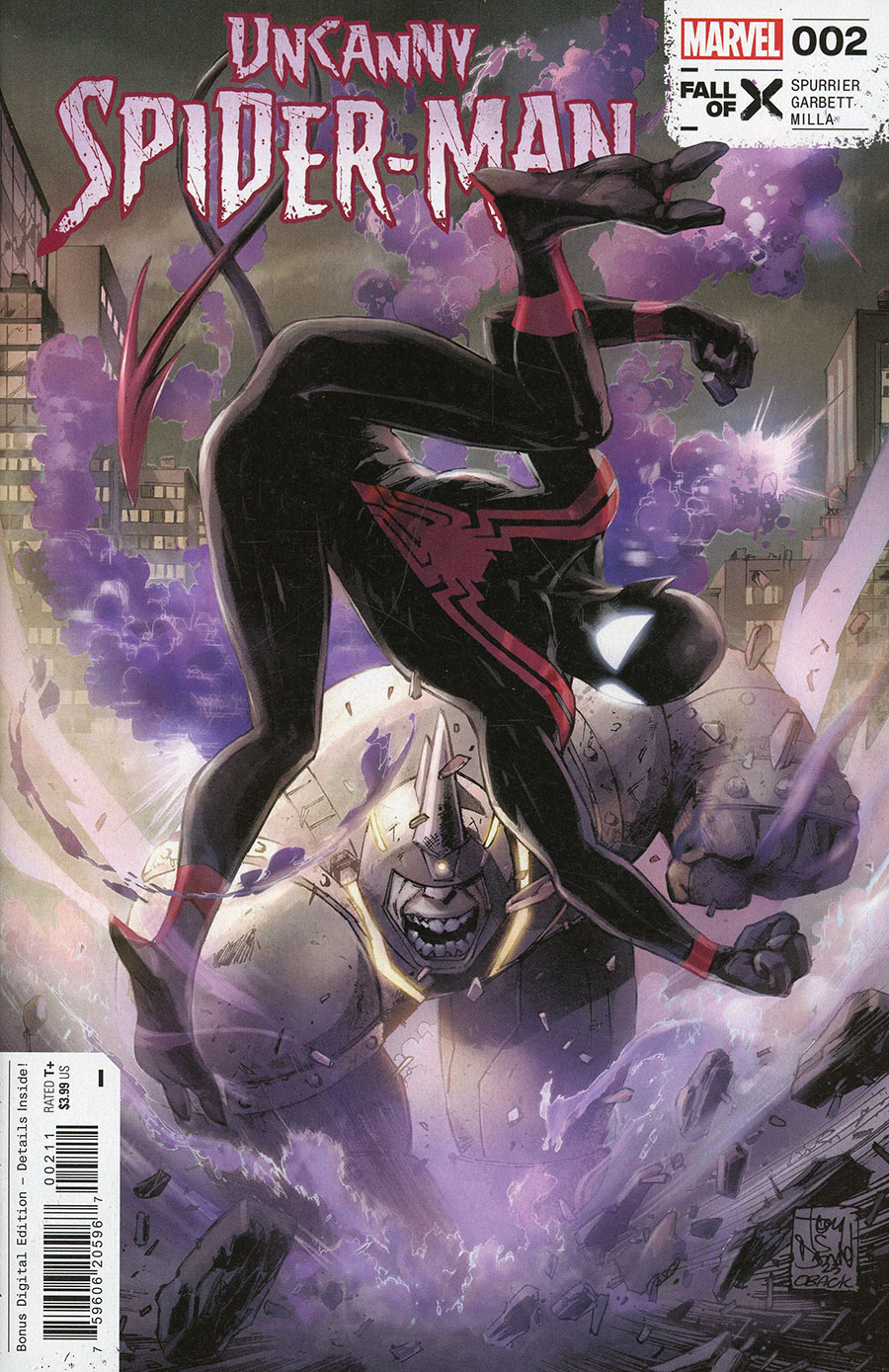 Uncanny Spider-Man #2 Cover A Regular Tony S Daniel Cover (Fall Of X Tie-In)